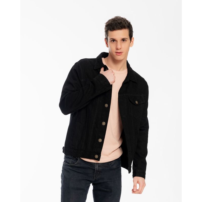 Casacas jeans hombre hot sale