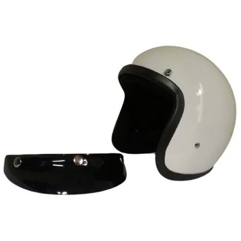 Casco Vespa De Motocicleta De Cara Abierta, Casco Clsico Re