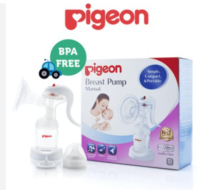 Extractor De Leche Manual PREMIUM Pigeon 26488 - Blanco