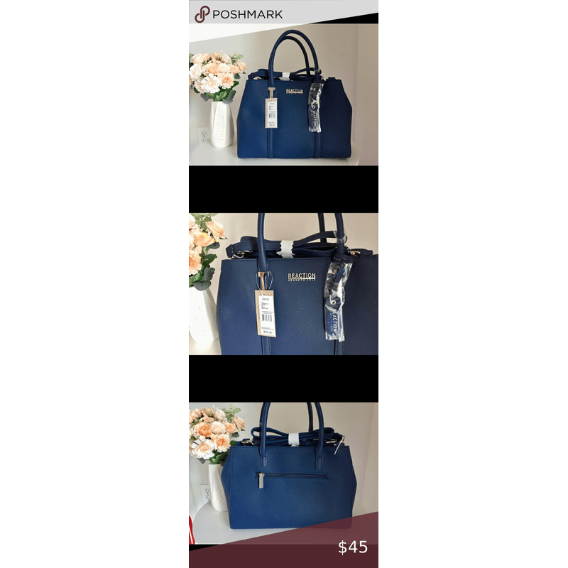 COLE REACTION BOLSO HARRIET SATCHEL COLOR INDIGO 11BDA35RO_IN