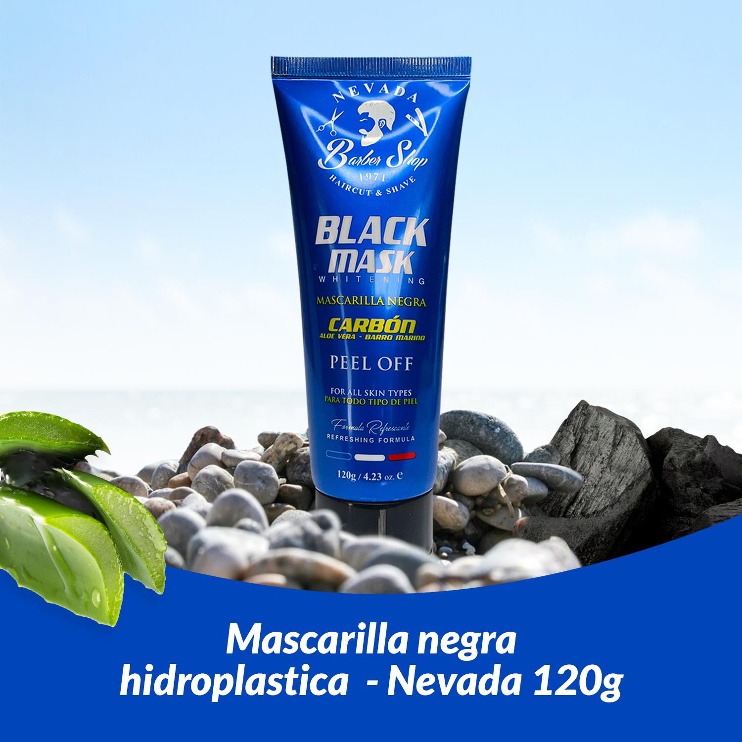 Mascarilla Negra Hidroplastica 120g Nevada