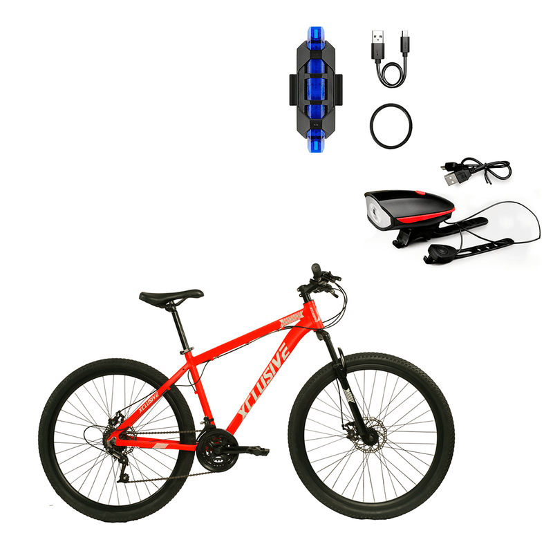 Luz trasera bicicleta LED recargable 529