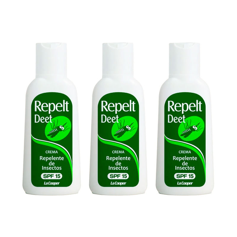 3 Repelt Deet Crema 90g La Cooper
