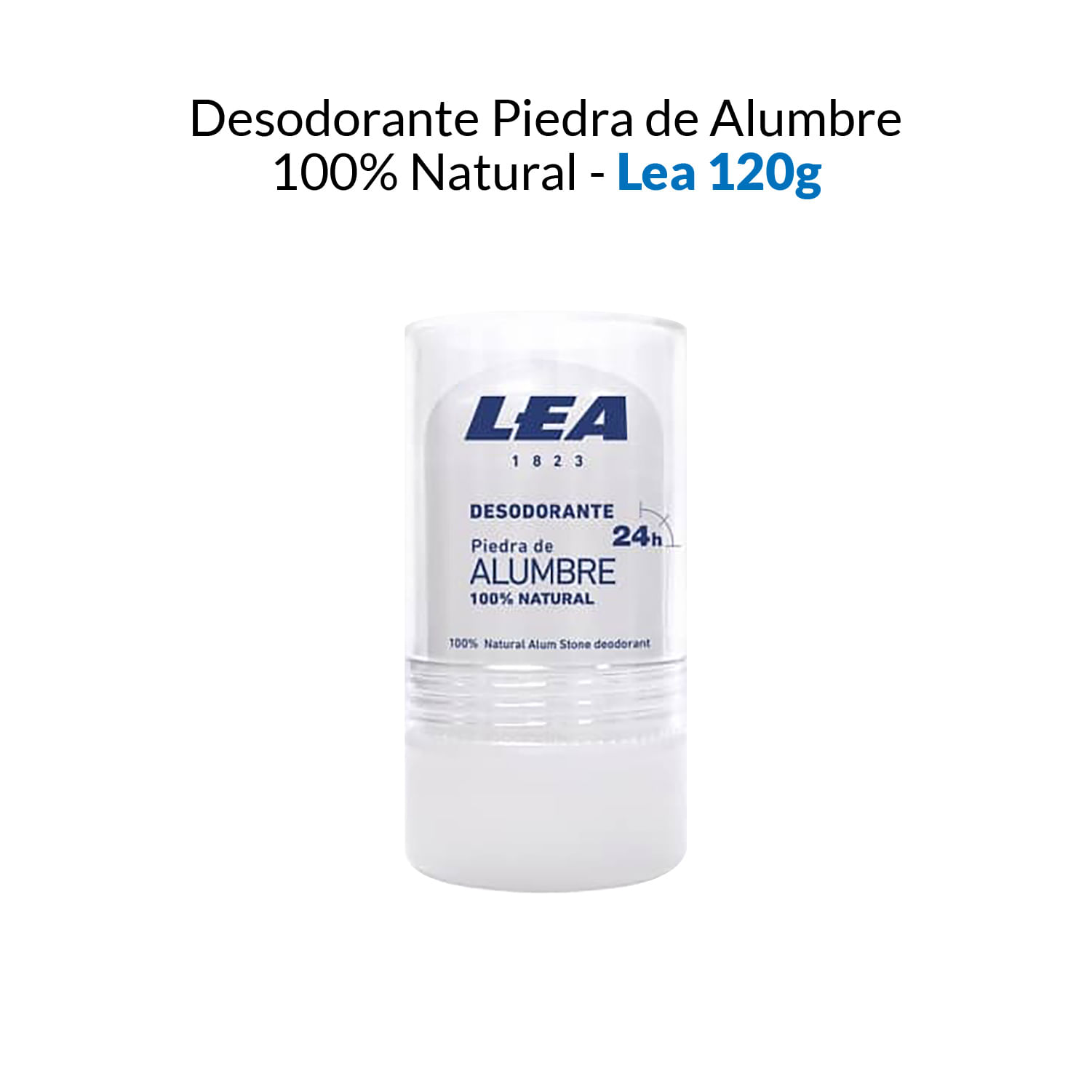 Desodorante Piedra De Alumbre 100 Natural Lea 120g 7213