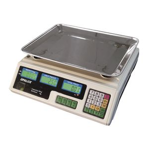 Balanza de mesa electrónica Opalux máx. 40 kg, 7 memorias, pantalla LCD
