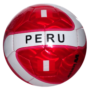 Pelota de Fútbol PVC Cosido Diseño Perú