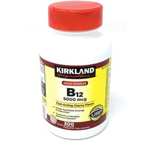 Kirkland Quick Dissolve Vitamina B12 5000mcg x 300 Tabletas