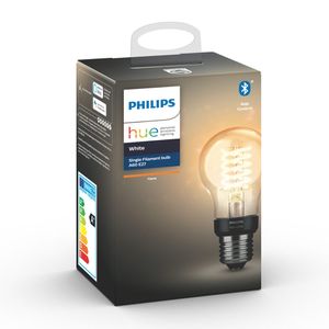 Foco smart Philips Hue Filamento A60, zigbee y bluetooth,E27, cálida