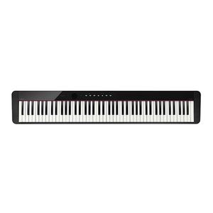 Piano digital Casio PX-S1000BKC2, teclado con acción de martillo, 88 teclas, 18 tonos, negro