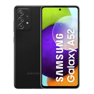 Celular Samsung Galaxy A52 128GB, 6GB ram, cámara principal 64MP + 12MP + 5MP + 5MP, frontal 32MP, 6.5", Snapdragon, negro