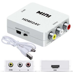 Adaptador Conversor Convertidor Hdmi A Rca Video Pal / Ntsc
