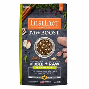 Instinct Raw Boost Kibble Healthy Weight (Dog) Chicken 9 Kg