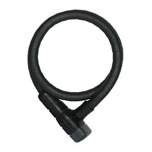 Cable de seguridad Abus Microflex 6615K/85/15 acero, 15 mm, 1 llave, negro